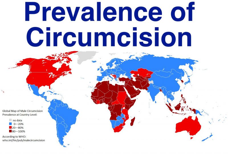 circumcision in different countries